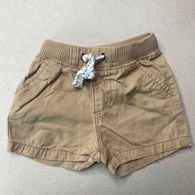 Boys Target, cotton shorts, elasticated, GUC, size 000,  