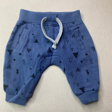Boys Dymples, fleece lined pants / bottoms, elasticated, EUC, size 000,  
