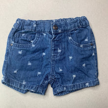 Load image into Gallery viewer, Boys Anko, blue denim shorts, adjustable, GUC, size 1,  