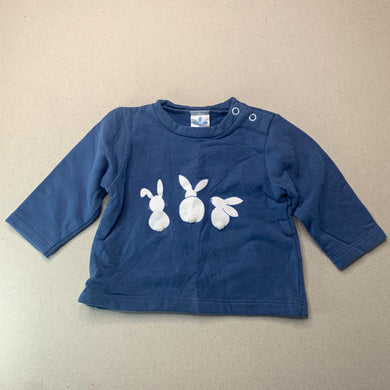 unisex SARDON, lightweight fleece lined long sleeve top, EUC, size 3 months,  