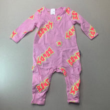 Load image into Gallery viewer, Girls Bonds, pink stretchy romper, FUC, size 000,  