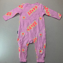 Load image into Gallery viewer, Girls Bonds, pink stretchy romper, FUC, size 000,  
