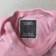 Load image into Gallery viewer, Girls pink, cotton bodysuit / romper, NEW, size 2,  