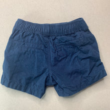 Load image into Gallery viewer, Boys Target, navy cotton shorts, elasticated, GUC, size 000,  