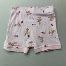 Load image into Gallery viewer, Girls Anko, pink cotton Christmas pyjama shorts, GUC, size 2,  