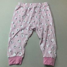 Load image into Gallery viewer, Girls Target, pink cotton pyjama pants / bottoms, EUC, size 1,  