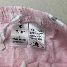 Load image into Gallery viewer, Girls Target, pink cotton pyjama pants / bottoms, EUC, size 1,  