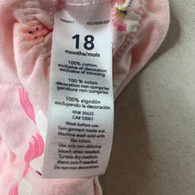 Load image into Gallery viewer, Girls Carters, pink cotton romper, unicorns, NEW, size 1-2,  