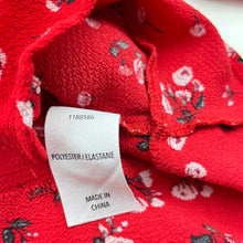 Load image into Gallery viewer, Girls KID, lightweight red floral top, EUC, size 10,  