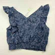 Load image into Gallery viewer, Girls Anko, ruffle cotton summer top, NEW, size 12,  