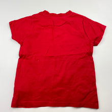 Load image into Gallery viewer, Boys Primark, red cotton t-shirt / top, football, GUC, size 2-3,  