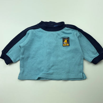 Boys Dymples, cotton long sleeve top, giraffe, FUC, size 000,  
