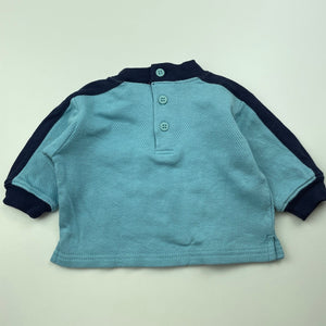 Boys Dymples, cotton long sleeve top, giraffe, FUC, size 000,  