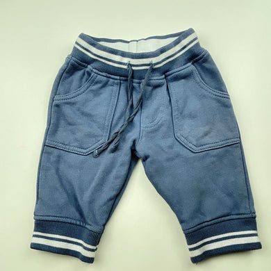 Boys Sprout, blue pants / bottoms, elasticated, FUC, size 000,  