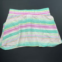 Load image into Gallery viewer, Girls Emerson, striped lightweight skirt, elasticated, L: 23cm, FUC, size 3,  