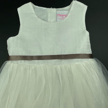 Load image into Gallery viewer, Girls Mango, white tulle party dress, GUC, size 2, L: 50cm