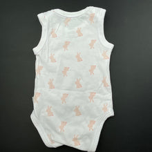 Load image into Gallery viewer, Girls Bilbi, stretchy singletsuit / romper, rabbits, GUC, size 00000,  