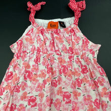 Load image into Gallery viewer, Girls Fun Spirit, lined floral cotton summer dress, GUC, size 3, L: 55cm