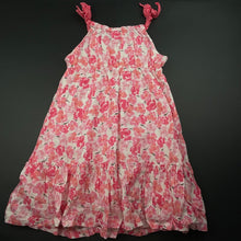 Load image into Gallery viewer, Girls Fun Spirit, lined floral cotton summer dress, GUC, size 3, L: 55cm