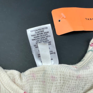 Girls Target, floral puff sleeve top, NEW, size 14,  