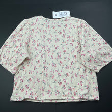 Load image into Gallery viewer, Girls Target, floral puff sleeve top, NEW, size 14,  