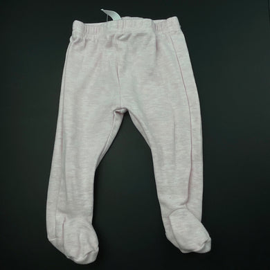 Girls Dymples, pink marle footed leggings / bottoms, EUC, size 000,  