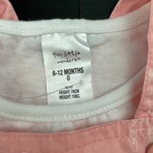 Load image into Gallery viewer, Girls Tiny Little Wonders, cotton t-shirt &amp; overalls / shortalls, EUC, size 0,  