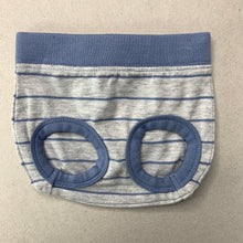 Load image into Gallery viewer, Boys Kids &amp; Co, grey &amp; blue shorts / nappy cover, EUC, size 0000,  