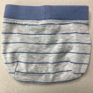 Boys Kids & Co, grey & blue shorts / nappy cover, EUC, size 0000,  