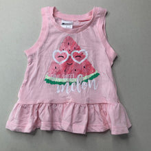 Load image into Gallery viewer, Girls B Collection, pink soft feel top, melon, L: 35cm, EUC, size 1,  