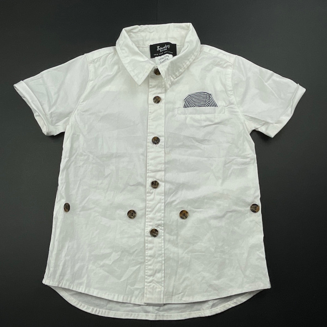 Boys Bardot Junior, lightweight short sleeve shirt, GUC, size 2,  