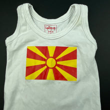 Load image into Gallery viewer, Girls Lollipop, white cotton singletsuit / romper, FUC, size 00,  