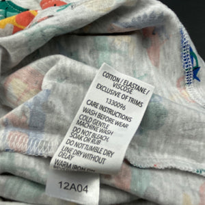 Boys Dymples, grey t-shirt / top, dinosaurs, EUC, size 000,  