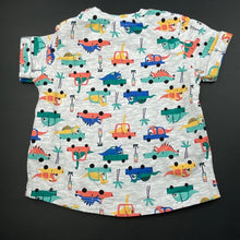 Load image into Gallery viewer, Boys Dymples, grey t-shirt / top, dinosaurs, EUC, size 000,  