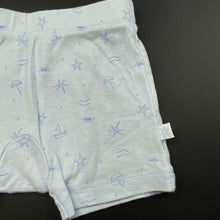 Load image into Gallery viewer, unisex Marquise, soft cotton shorts, elasticated, EUC, size 000,  
