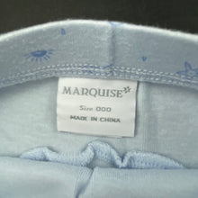 Load image into Gallery viewer, unisex Marquise, soft cotton shorts, elasticated, EUC, size 000,  