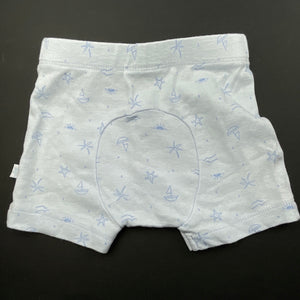 unisex Marquise, soft cotton shorts, elasticated, EUC, size 000,  