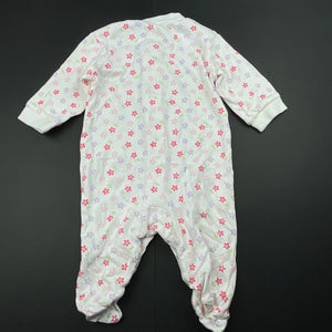 Girls Target, floral cotton coverall / romper, FUC, size 000,  