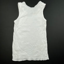 Load image into Gallery viewer, Boys Kids &amp; Co, white cotton singlet top, GUC, size 0,  