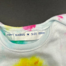 Load image into Gallery viewer, Girls Hippy Babies, tie dyed cotton bodysuit / romper, FUC, size 0000,  