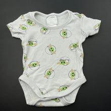 Load image into Gallery viewer, unisex Star Wars, Baby Grogu cotton bodysuit / romper, GUC, size 0000,  