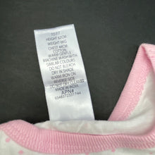 Load image into Gallery viewer, Girls Mix Baby, cotton singletsuit / romper, EUC, size 000,  