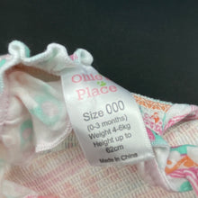 Load image into Gallery viewer, Girls Ollies Place, cotton summer romper, elephants, EUC, size 000,  
