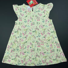 Load image into Gallery viewer, Girls Ollies Place, floral cotton casual dress, NEW, size 00, L: 36cm