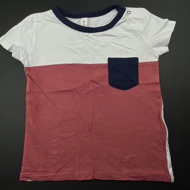 Boys Dymples, cotton t-shirt / top, pocket, EUC, size 2,  