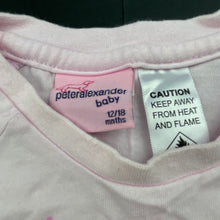 Load image into Gallery viewer, Girls Peter Alexander, cotton pyjama t-shirt / top, unicorns, FUC, size 1,  