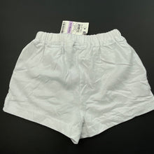 Load image into Gallery viewer, Girls First Impressions, white cotton shorts, elasticated, NEW, size 0,  