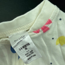 Load image into Gallery viewer, Girls Tiny Little Wonders, cotton zip coverall / romper, EUC, size 00,  