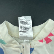 Load image into Gallery viewer, Girls Tiny Little Wonders, cotton zip coverall / romper, EUC, size 00,  