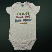 Load image into Gallery viewer, Girls BaBa Hawaii, pink cotton bodysuit / romper, EUC, size 12 months,  